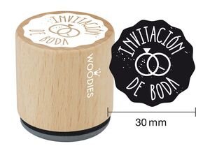 SELLO COLOP WOODIES INVITACION BODA 2