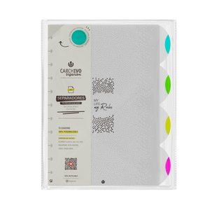 SEPARADORES CARCHIVO INGENIOX NEON PP A4
