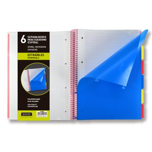 SEPARADORES SENFORT PP  EXTRAIBLES A4 6p