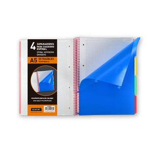 SEPARADORES SENFORT PP  EXTRAIBLES A5 4p