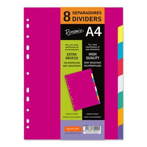 SEPARADORES SENFORT PP A4 8ps.