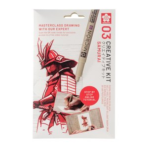 SET CREATIVO SAKURA ART KIT SAMURAI