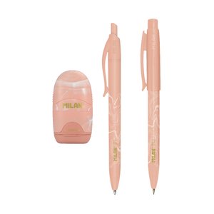SET ESCRITURA MILAN SERIE LAVA ROSA