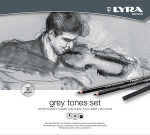 SET LYRA REMBRANDT T. GRISES C/25