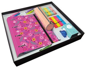 SET PAPELERIA MARIOLA FLORES 34 PIEZAS