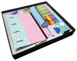 SET PAPELERIA MARIOLA INSTI 2 34 PIEZAS