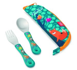SET CUBIERTOS MAPED JUNGLE FEVVER
