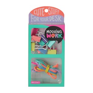 SET PAPELERIA MOOVING KIT 2 EN 1 GREEN