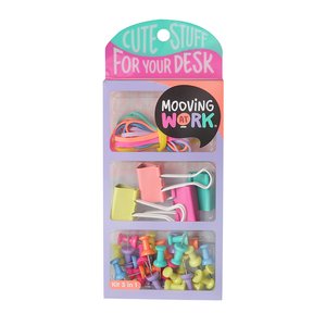 SET PAPELERIA MOOVING KIT 3 EN 1 PURPLE