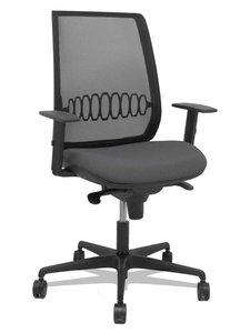 SILLA PIQUERAS ALARES C/BRAZOS GRIS OSCU