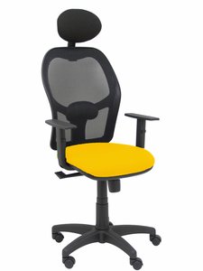 SILLA PIQUERAS ALOCEN NEGRO Y AMARILLO