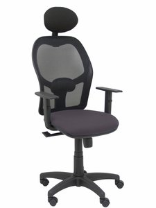 SILLA PIQUERAS ALOCEN NEGRO Y GRIS OSCUR