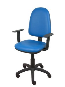 SILLA PIQUERAS AYNA C/BRAZOS SIMILPIEL A