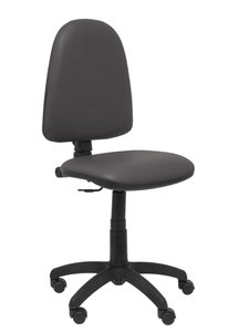 SILLA PIQUERAS AYNA SIMILPIEL GRIS OSCUR