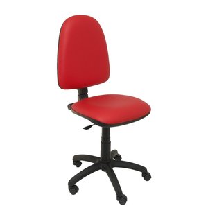 SILLA PIQUERAS AYNA SIMILPIEL ROJO