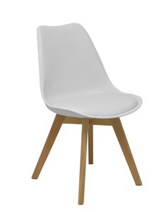SILLA PIQUERAS RODRIGO CONF.PVC BLANCO P