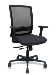 SILLA PIQUERAS HACHES C/BRAZ. BALI NEGRO