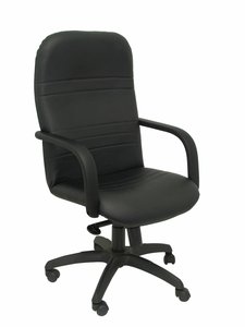 SILLA PIQUERAS LETUR DIRECCION PIEL NEGR