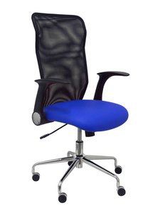 SILLA PIQUERAS MINAYA SIMILPIEL AZUL