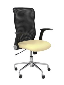 SILLA PIQUERAS MINAYA SIMILPIEL CREMA