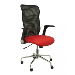 SILLA PIQUERAS MINAYA SIMILPIEL ROJO