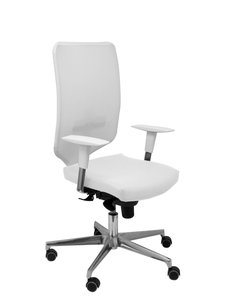 SILLA PIQUERAS OSSA BLANCA SIMILPIEL BL.