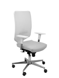 SILLA PIQUERAS OSSA BLANCA SIMILPIEL GRI