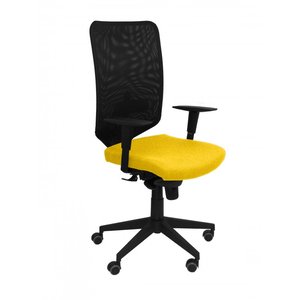 SILLA PIQUERAS OSSA NEGRA BALI AMARILLO