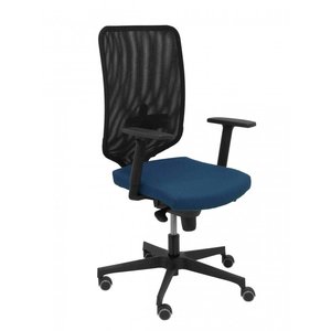 SILLA PIQUERAS OSSA NEGRA BALI AZUL MARI