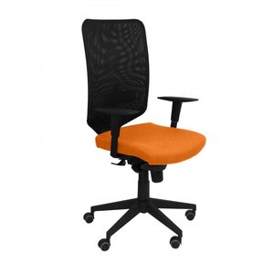 SILLA PIQUERAS OSSA NEGRA BALI NARANJA