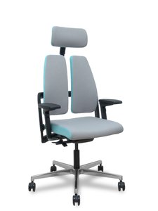SILLA PIQUERAS XILIUM DUO GRIS/AZ