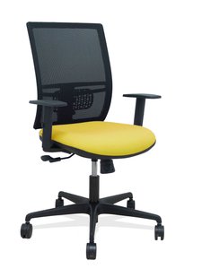 SILLA PIQUERAS YUNQUERA C/BRAZOS AMARILL
