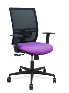 SILLA PIQUERAS YUNQUERA C/BRAZOS LILA