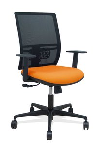 SILLA PIQUERAS YUNQUERA C/BRAZOS NARANJA