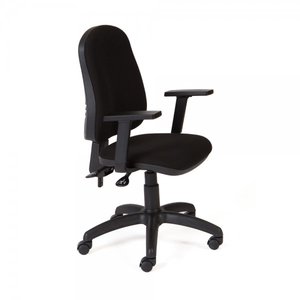SILLA ROCADA RD-911/4 NEGRO CON BRAZOS