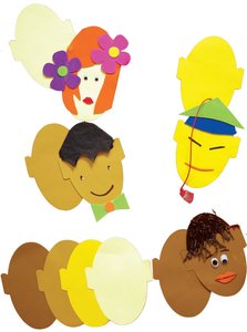 SILUETA CARA ETNICAS NIEFENVER. PACK 10