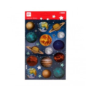 STICKERS APLI (18558) Bl.1h. PLANETAS