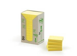 TACO NOTAS POST-IT RECICL. AMAR. 653/1T