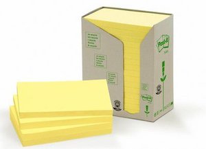 TACO NOTAS POST-IT RECICL. AMAR. 655/1T