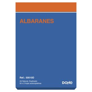 TALONARIO ALBARAN A4 NAT. DUPLI DOHE