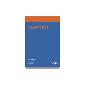 TALONARIO CAMAREROS 1/8 NAT. DOHE