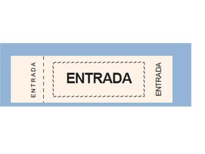 TALONARIO ENTRADAS LOAN COLORES SURTIDOS