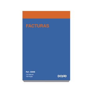 TALONARIO FACTURAS 1/4  DOHE