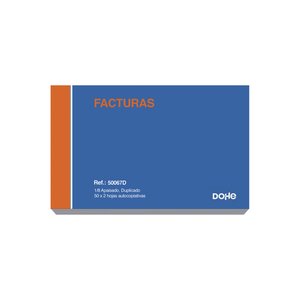TALONARIO FACTURAS 8º AP. DUPLI DOHE