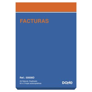 TALONARIO FACTURAS A4 DUPLI DOHE