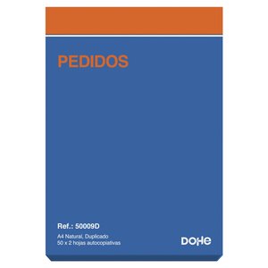 TALONARIO PEDIDOS A4 NAT. DUPLI DOHE