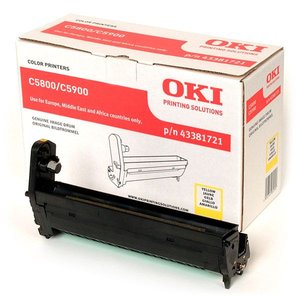 TAMBOR OKI C5800 AMARILLO C8 (20.000 pá)