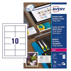 TARJETAS AVERY IMPRESORA C32026-25