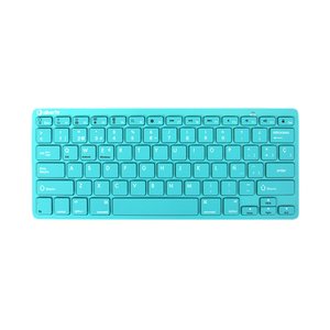 TECLADO SILVER HT BLUETOOTH TURQUESA