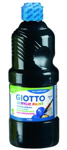 TEMPERA GIOTTO ACRIL 500 ml NEGRO